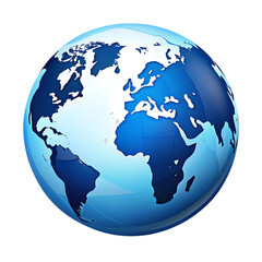 Naklejka premium Earth Globe Icon Global PNG