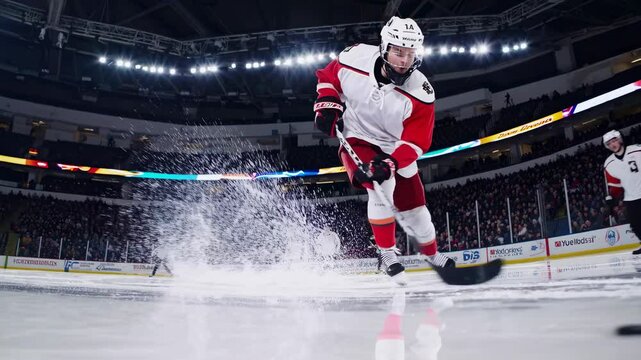 Exciting ice hockey match showcases speed and skill in local arena during evening showdown