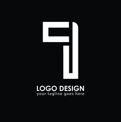 CJ CJ Logo Design, Creative Minimal Letter CJ CJ Monogram