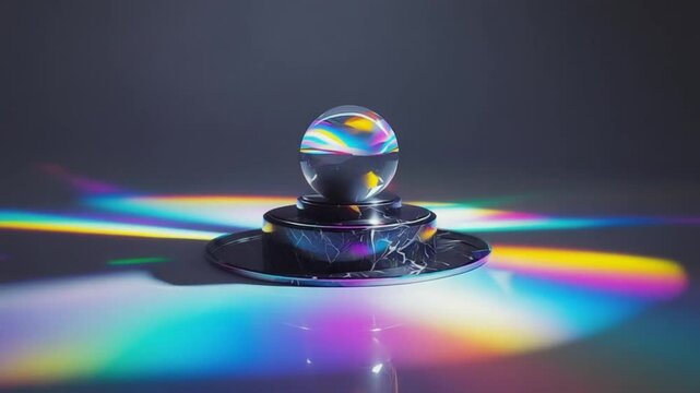 magic sphere in the dark
