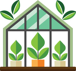 Greenhouse Plants Growing Nature Ecology