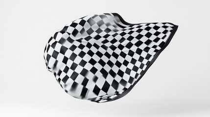 black and white checkered flag