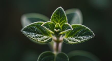 Macro Photography of Oregano Plant: A Detailed Look at Nature's Aromatic Herb