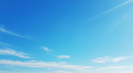 Clear blue sky with subtle clouds