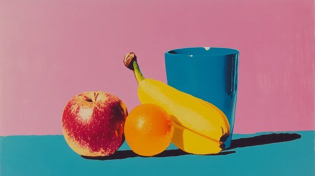 Fruit still life vivid colors - Powered by Adobe