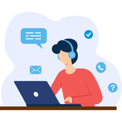 Customer Service Illustration