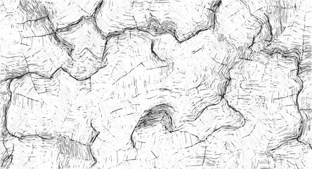 Vector Grunge Texture, Scratched Grunge Urban Background Texture Vector. Black and white vintage scratched grunge isolated on background,