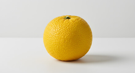 Fresh Yuzu Citrus on White Surface PNG