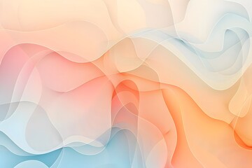 Abstract Pastel Waves: A Serene Visual Journey Through Fluid Forms and Gentle Color Transitions, Creating a Calming and Dreamlike Atmosphere.  Perfect for Relaxation and Backgrounds.