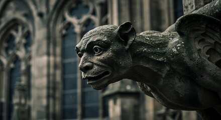 Gothic Gargoyle: A Stone Sentinel of Architectural Grandeur