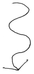 Fototapeta premium Arrows. Hand drawn lines. Wavy lines. Waves.