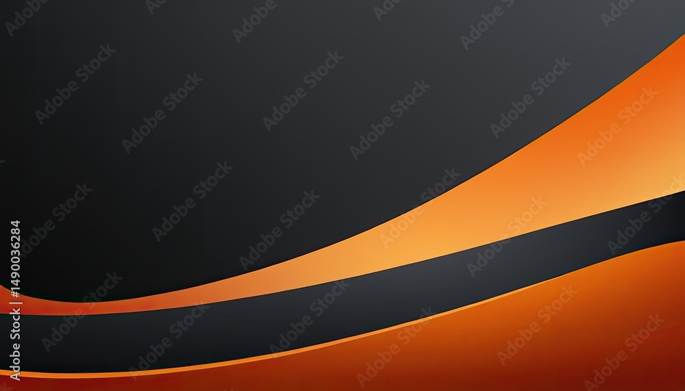 Poster orange modern minimal elegant background with shiny lines blank empty pattern with copy space for pr