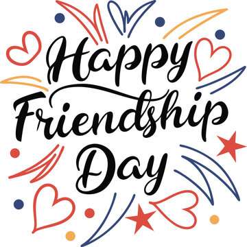 happy frind shipday  For Typogarphy tshrit Design Print Ready espc  Cut  file  Downlaod   