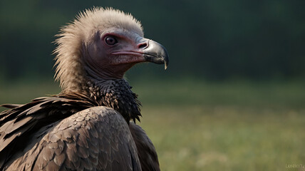 Fototapeta premium Bared Vulture closeup