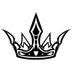 crown logo design. Crown Symbol Illustration