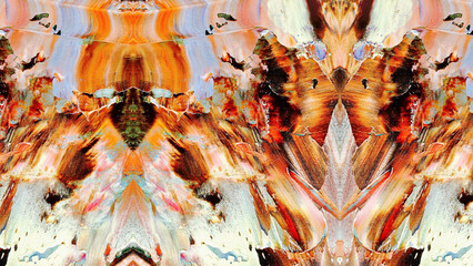 Abstract art background . Hand painting artwork on canvas .