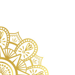 Islamic Elegant Gold Corner