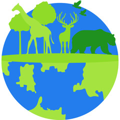 World Wildlife Illustration