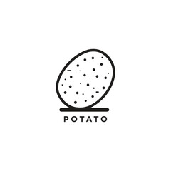Potato vector illustration.