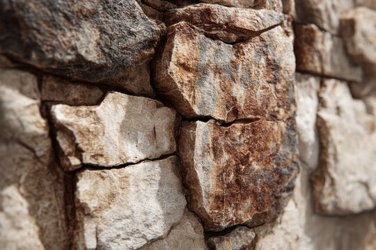 A detailed textured stone surface with cracks and natural weathering, offering an earthy and raw aesthetic