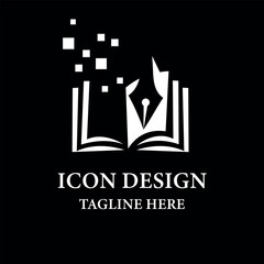 Learning Book Logo Design