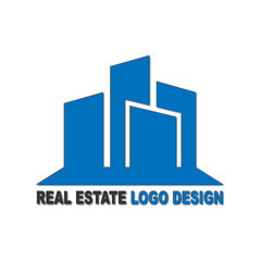 Web line modern color full real estate logo design