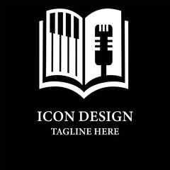 Music Studio Book Logo Design