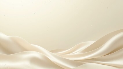 Obraz premium Smooth and elegant cream silk fabric background, perfect for luxury themed projects and textile design.