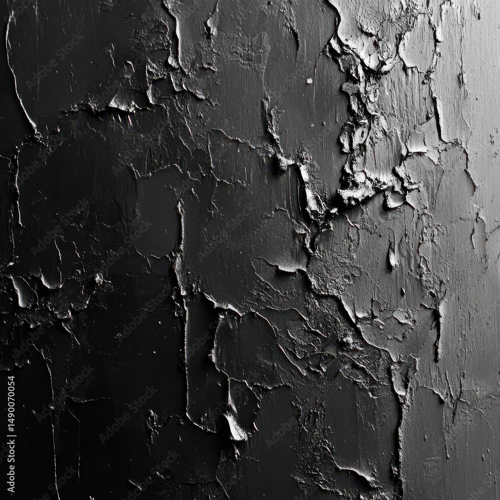 Poster abstract grayscale weathered texture dark to light gradient