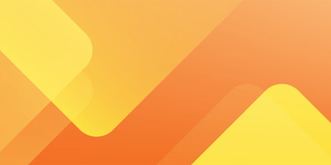 Abstract orange and yellow geometric background. Dynamic shapes composition. Cool background design for posters. Vector illustration