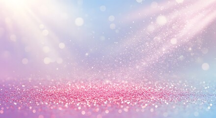 pink glitter background with soft glowing lights and magical ambiance, perfect for fantasy themes, party invites, or dreamy digital designs.
