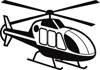helicopter vector illustration