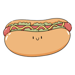 kawaii hot dog
