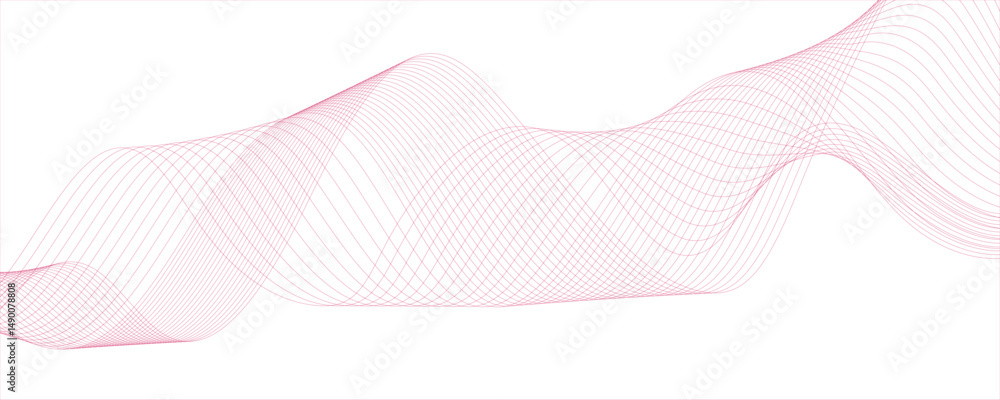 Poster abstract wave line for banner wallpaper background with design.frequency sound wave, twisted curve l