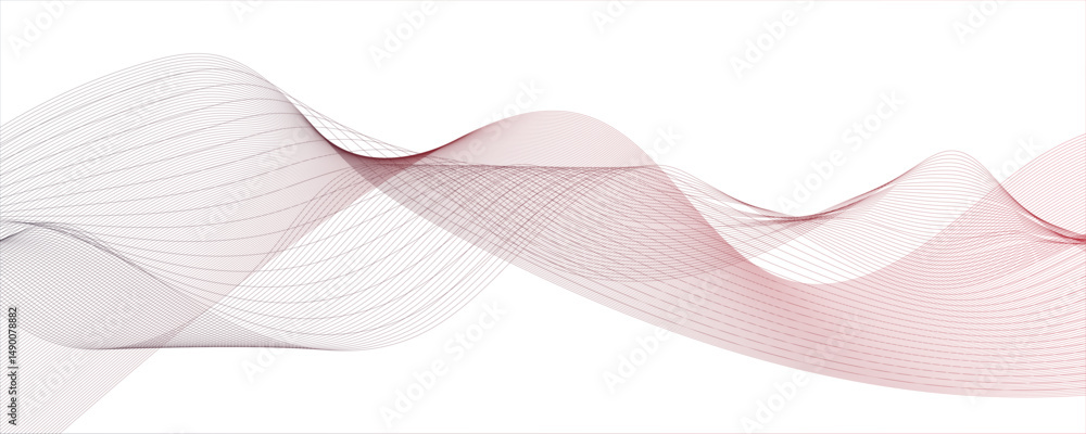 Poster abstract wave line for banner wallpaper background with design.frequency sound wave, twisted curve l