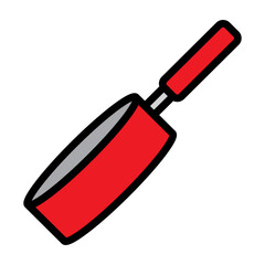 Soucepan Vector Filled Icon Design