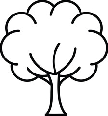 vector tree silhouette