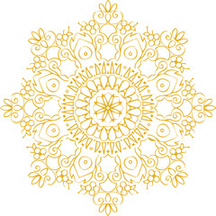 Beautiful flower art and mandala vector design