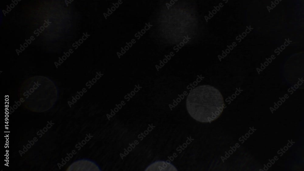 Aufkleber abstract light patterns and bokeh in dim illumination with subtle circular highlights