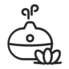 humidifier line icon