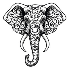 A mix of full-body and portrait Ganesha artworks with diverse artistic expressions from line art to full color.