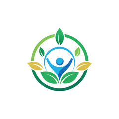 leaf circle mediation logo