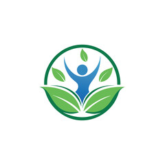 leaf circle mediation logo
