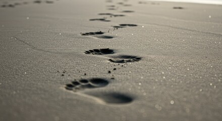 Footprints in sand