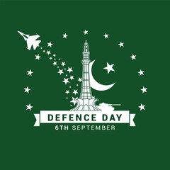 Pakistan Defence Day Design Vector Template