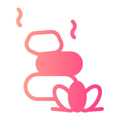 lithotherapy gradient icon