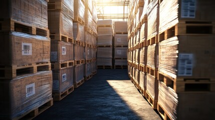 Warehouse Inventory Pallets of Goods (1)