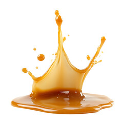 Splash of caramel sauce