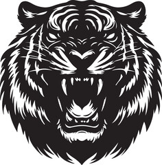 Obraz premium Tiger Silhouette