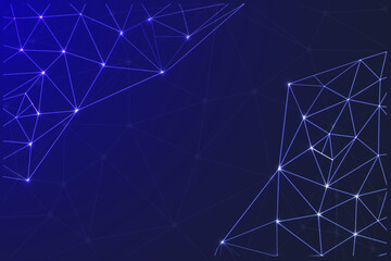 Low Poly Network Design: Stylized 3D Connection Nodes and Web Structures for Tech, UI, Apps, and Digital Visuals